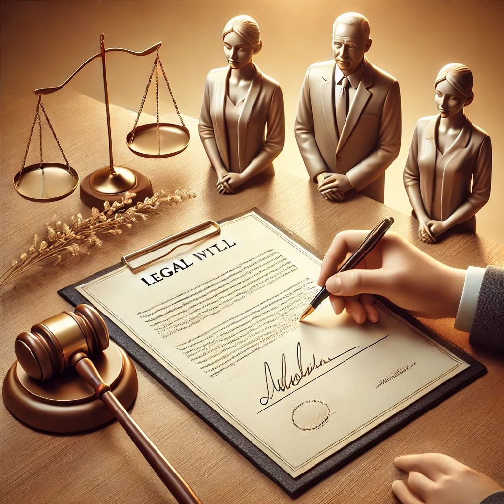 צוואה בעדים כתובה