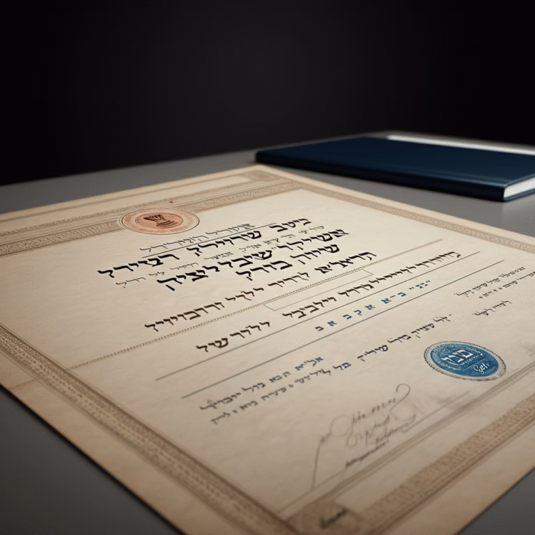 תעודת נישואין רבנות תל אביב - אמיר כהן עורך דין לענייני משפחה ו-גירושין