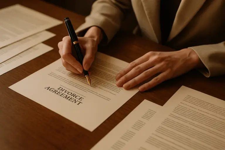 חתימה על מסמכים