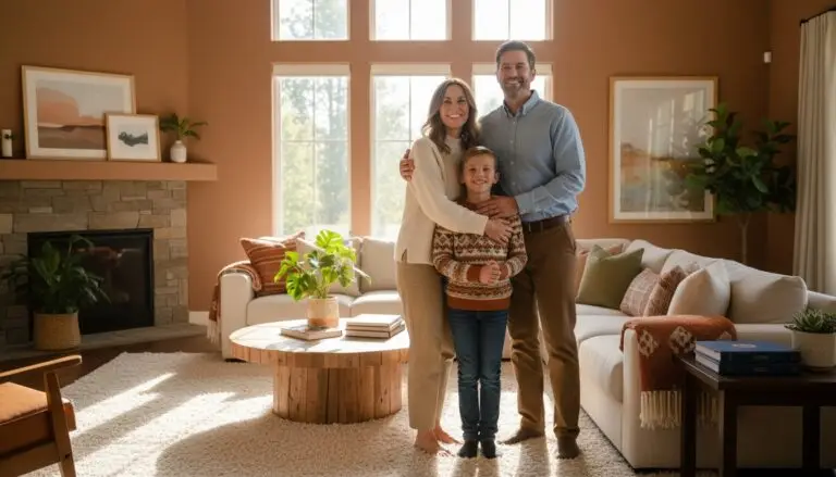 משפחה מאושרת לאחר הגירושין