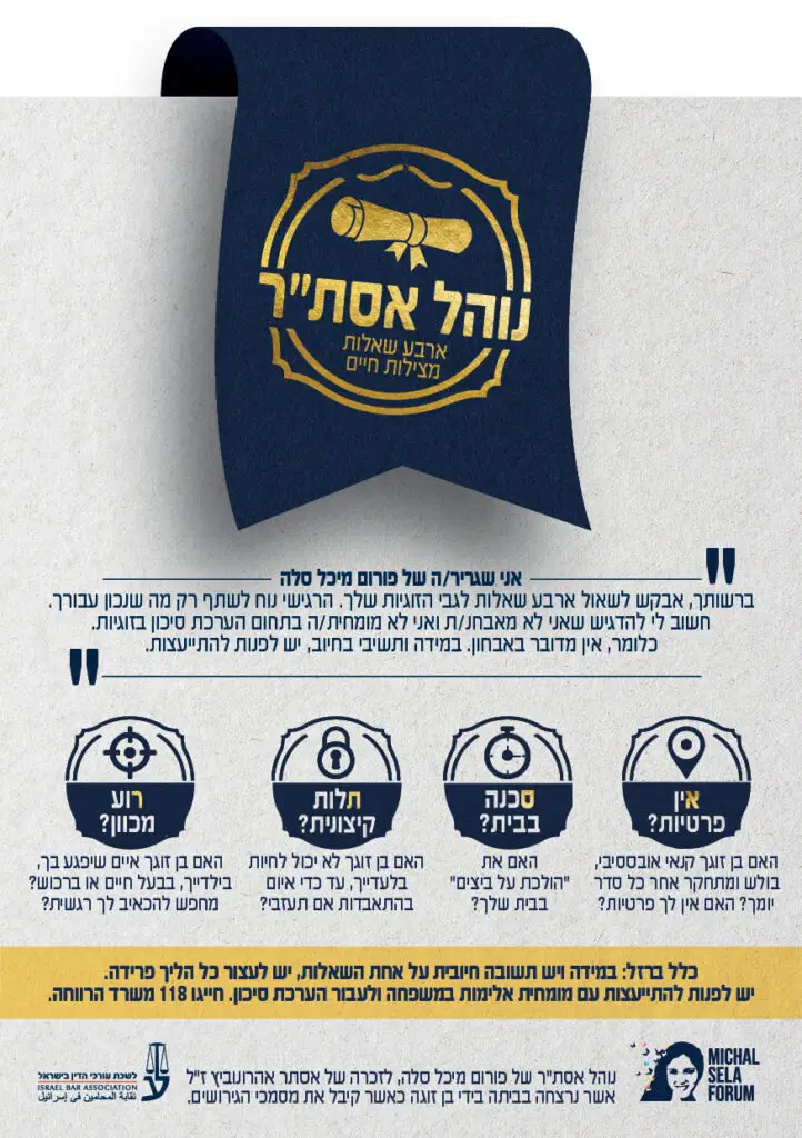 משרדו של עורך דין אמיר כהן שותף פעיל למיגור האלימות במשפחה